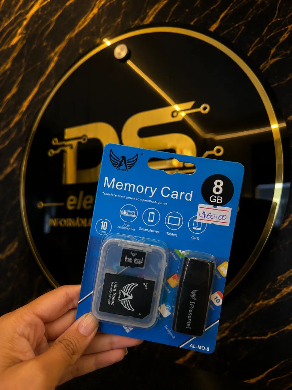 Cartão de memória 8gb