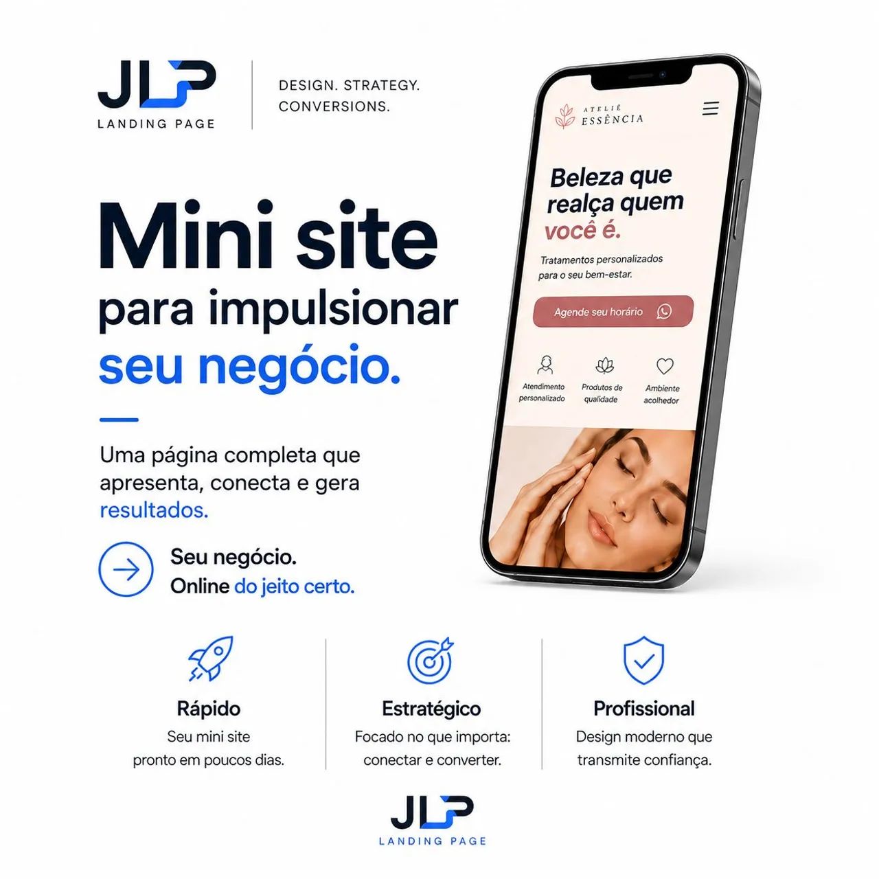 Criação de Mini Site Profissional em até 2 Dias
