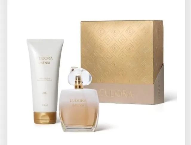 Kit Presente Eudora Imensi: Perfume Colônia 100ml + Loção Corporal 200ml - Foto 4