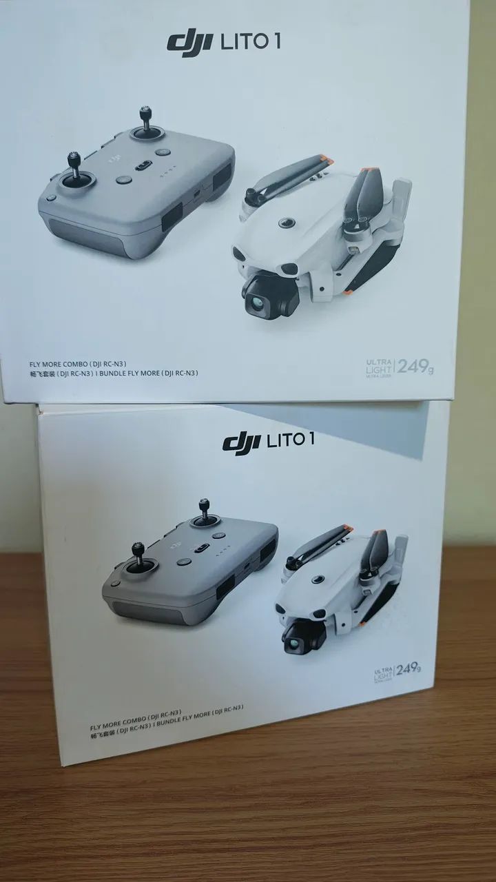 Drone DJI Lito 1 combo RCN3 LACRADO com invoice de venda 
