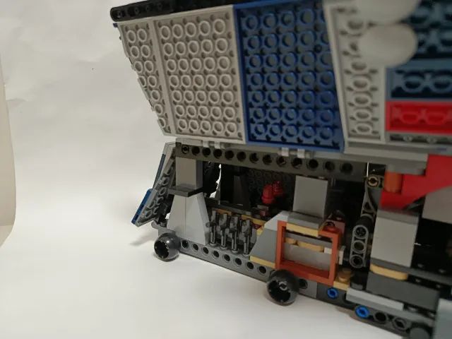 Blocos de Montar Veículo Star Wars MTT Azul Compatível com Lego - Foto 3