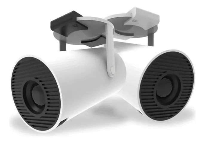 Suporte de Projetor Cilidrico para Teto e Parede 