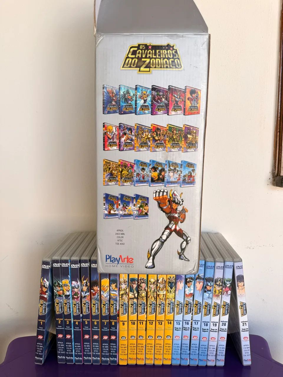 Coleção completa de DVDs dos Cavaleiros do Zodíaco - Foto 3