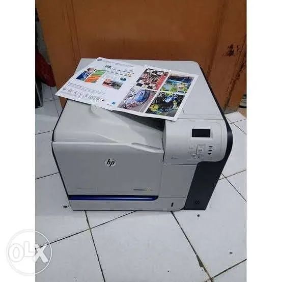 impressora laser color hp m551dn com defeito