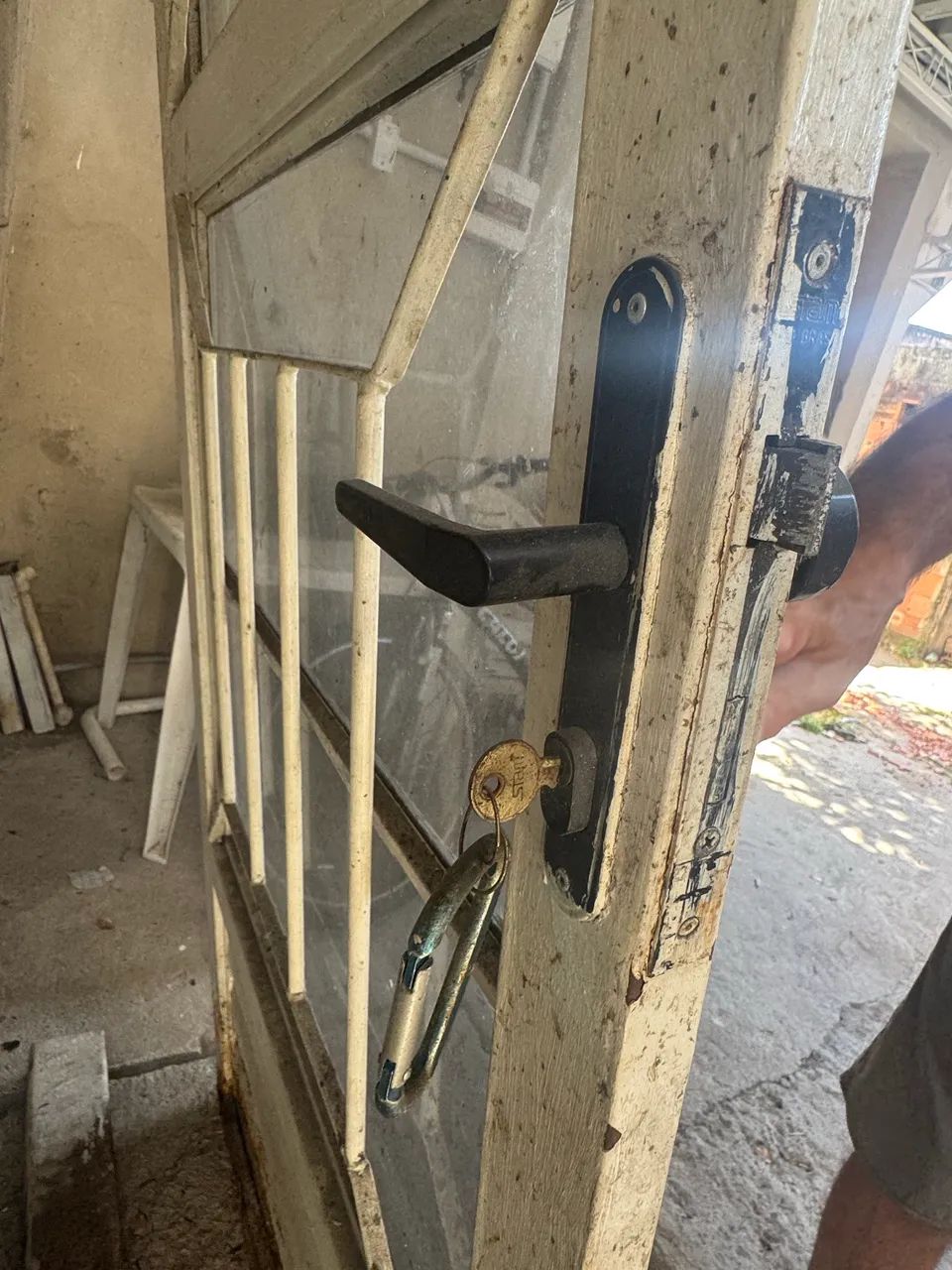Porta com vidro 
