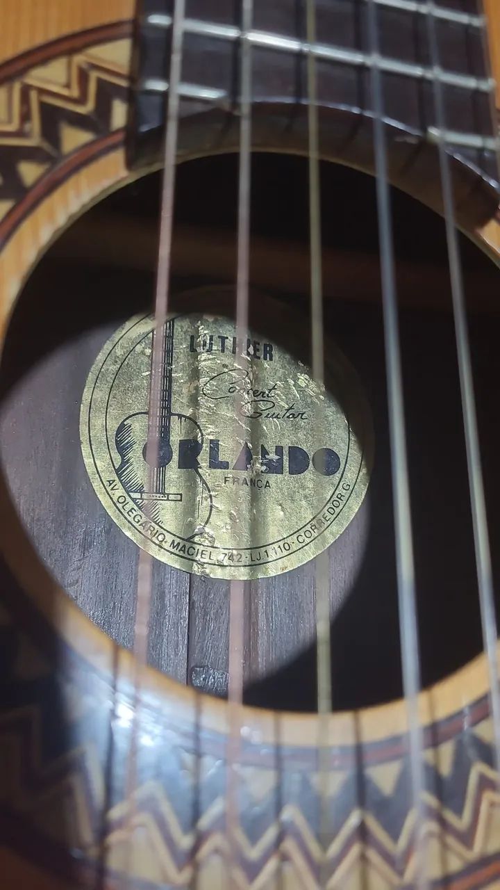 Violão Requinto com case feito a mão