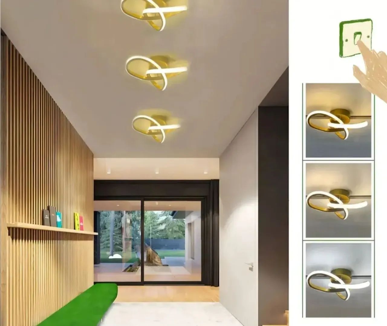 Luminária LED moderno - Foto 2