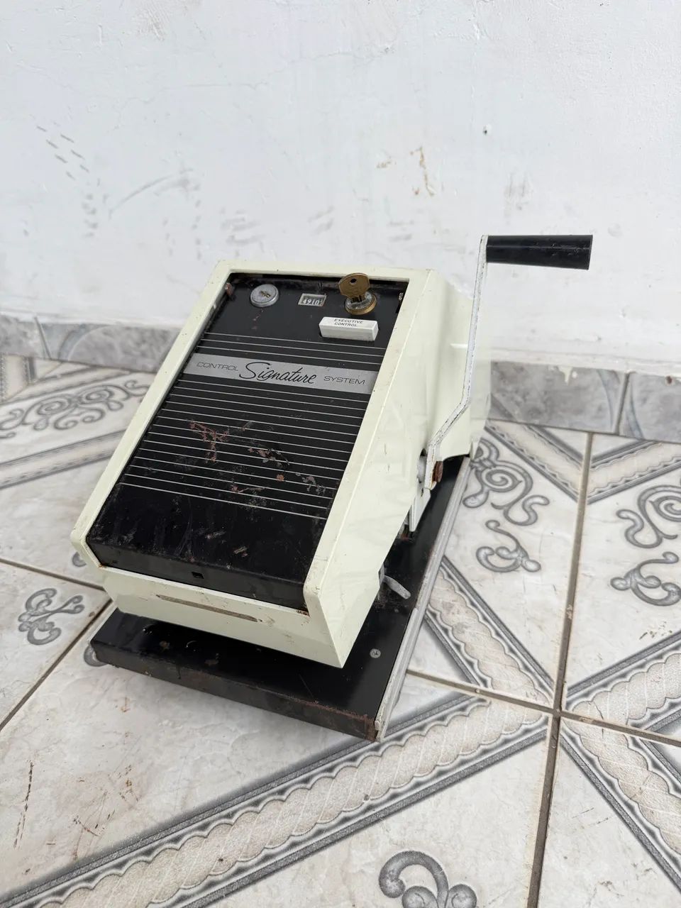 Máquina antiga decoração  - Foto 2