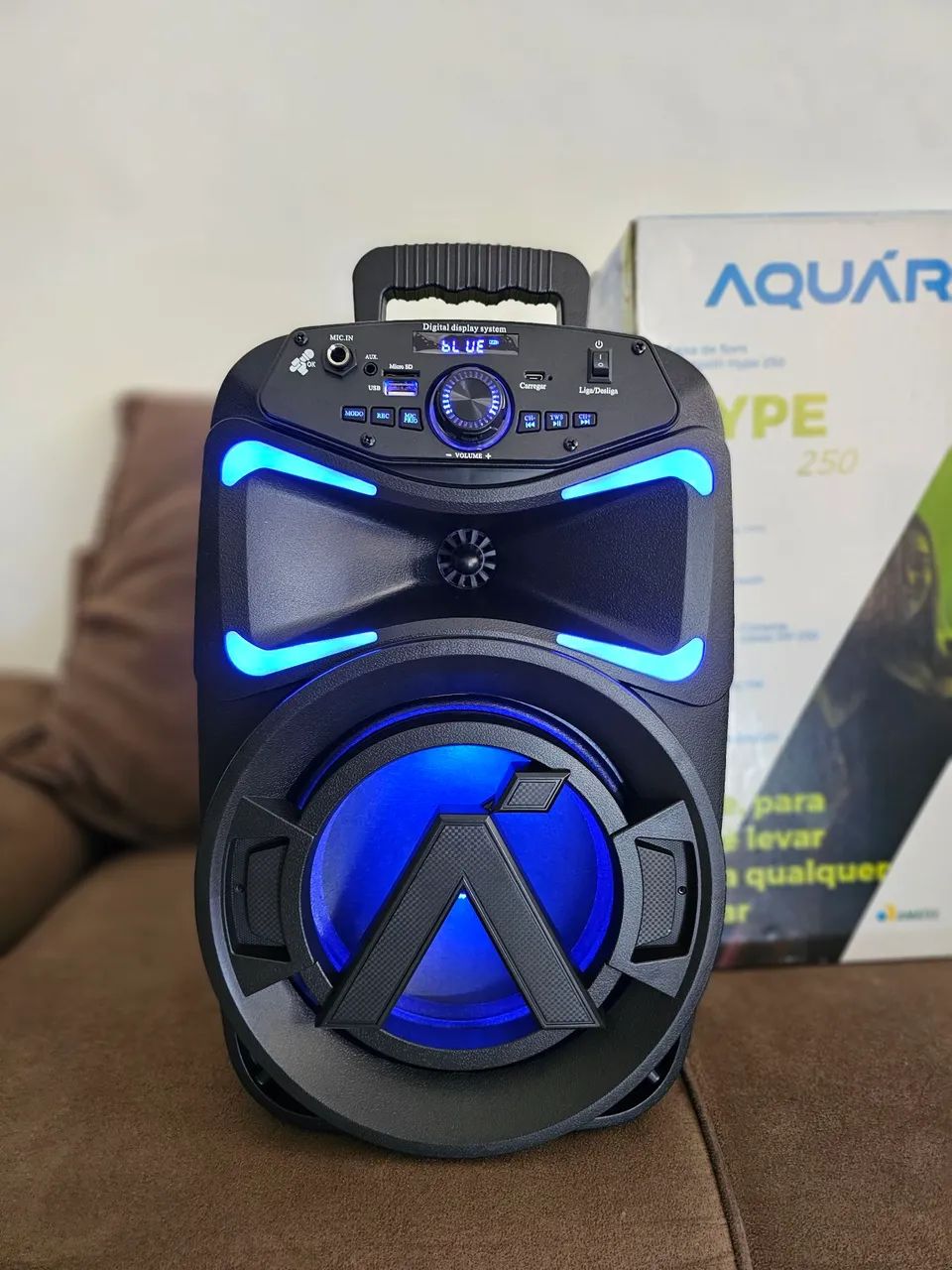 Caixa de som Bluetooth Aquário 250w - Foto 2