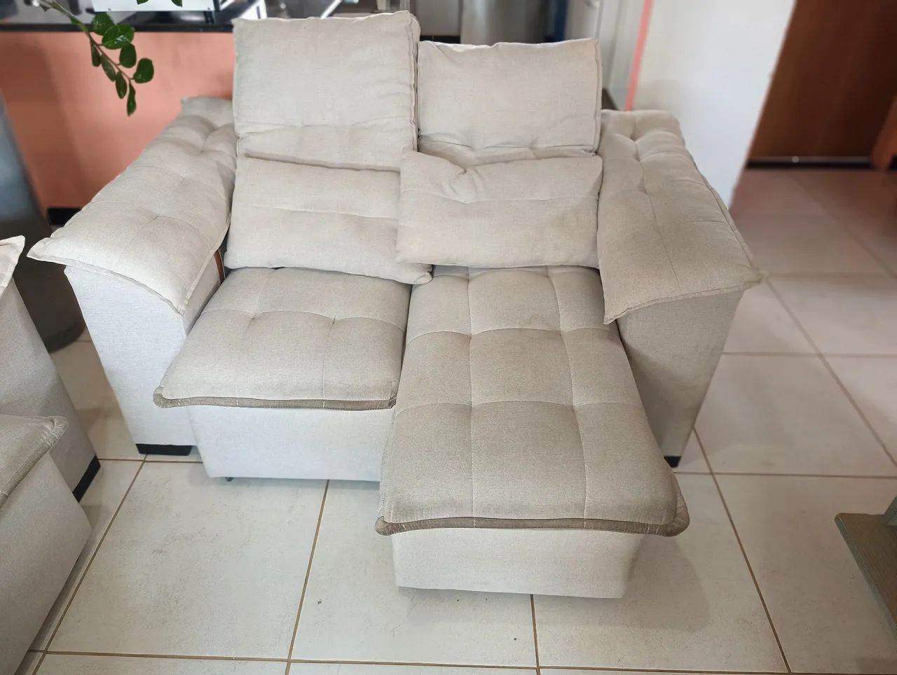  Sofá 3 e 2 lugares Luxor retrátil  - Foto 4