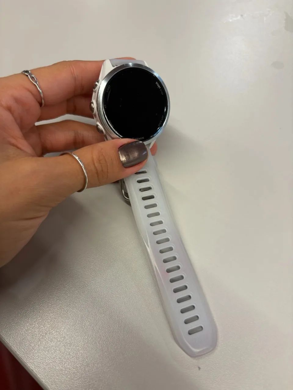 Garmin Forerunner 570 42mm Branco - Foto 5