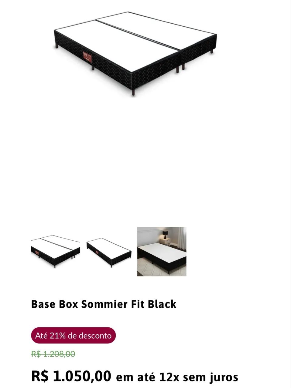 Cama e Base Ortocrim pouco Uso - Foto 4