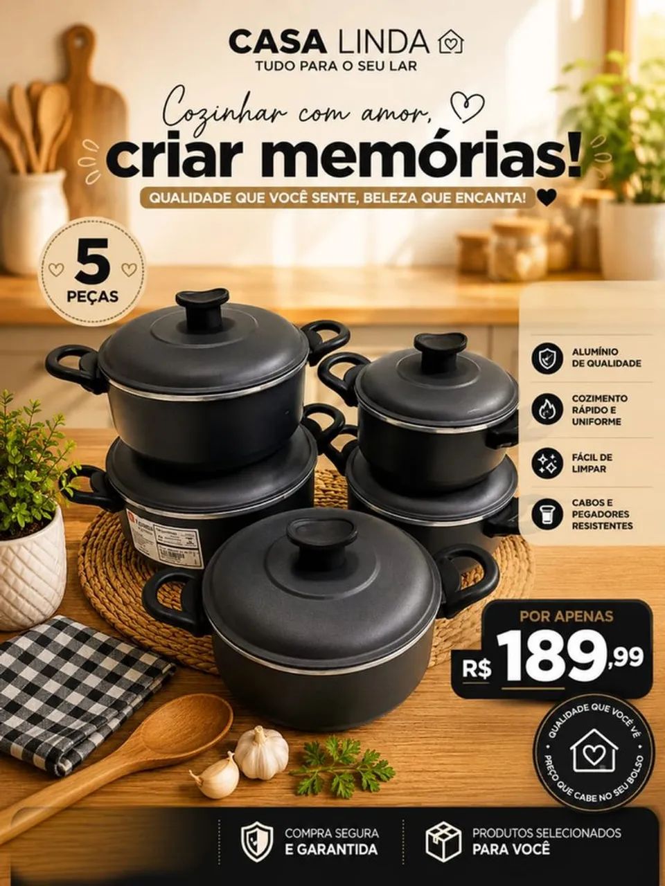 Jogos de panelas  - Foto 2