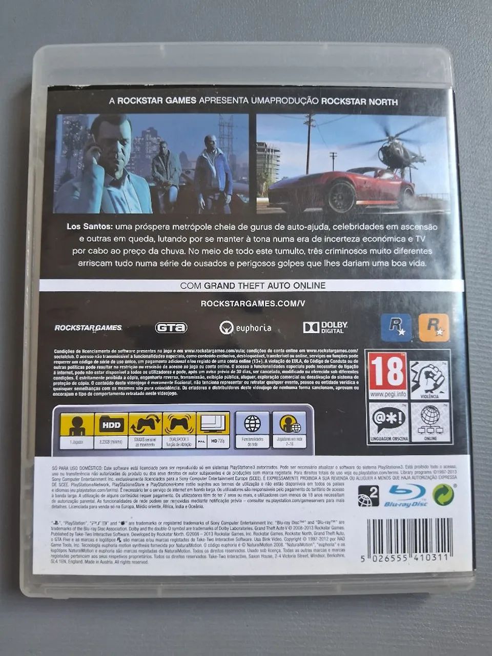 Gta 5 original completo Sony ps3 - Foto 3