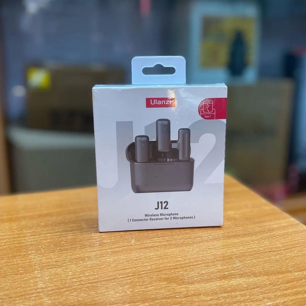 Lapela Ulanzi J12 Microfone Com Dois Mic - Foto 2