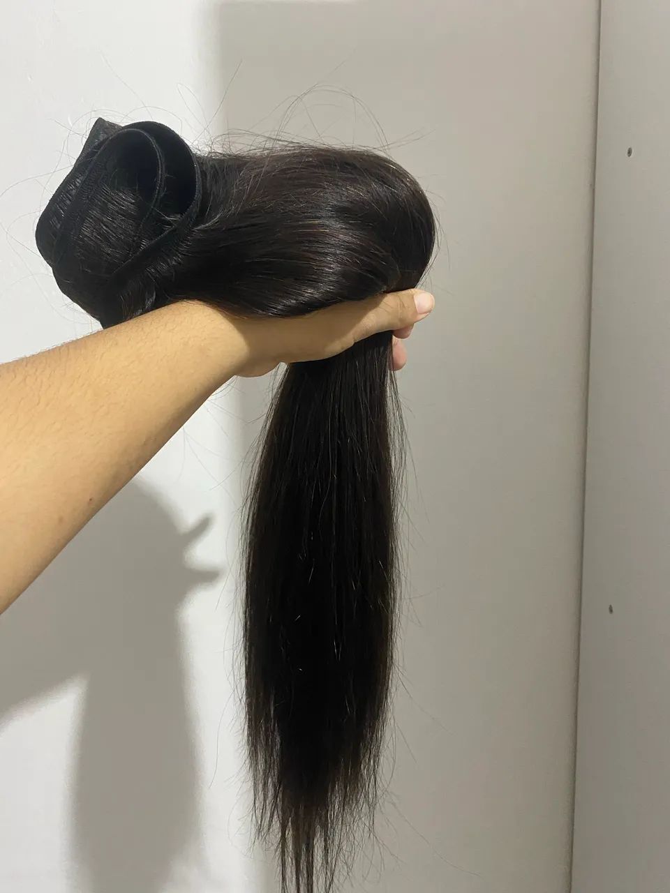 Tela de cabelo humano liso  - Foto 4