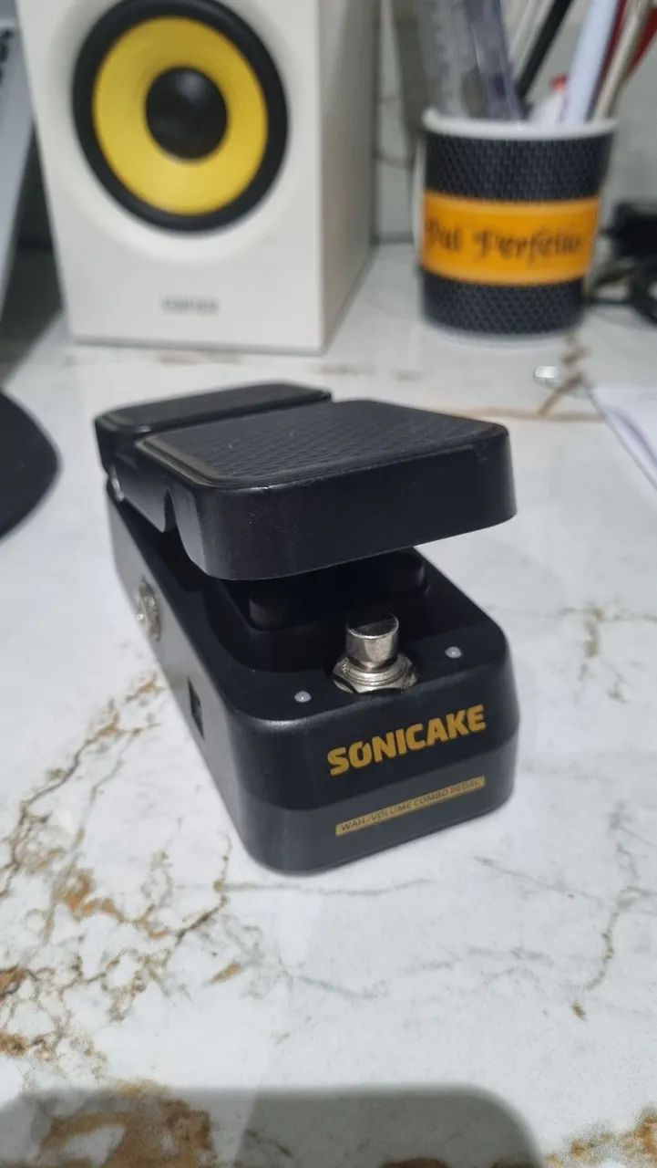 Pedal de volume e wah sonicake