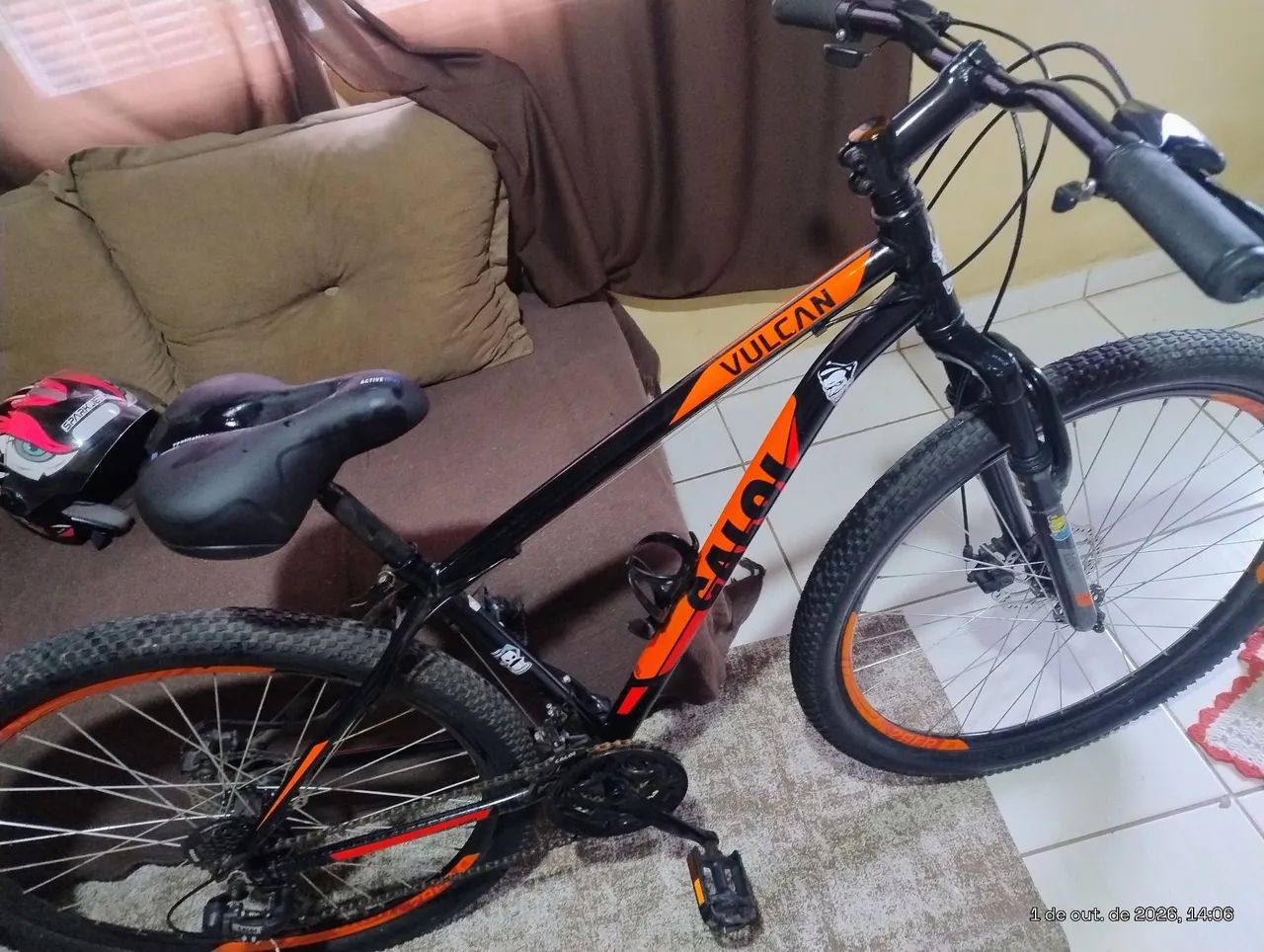 Bicicleta Caloi aro 29 ,freio a disco semi-nova - Foto 5