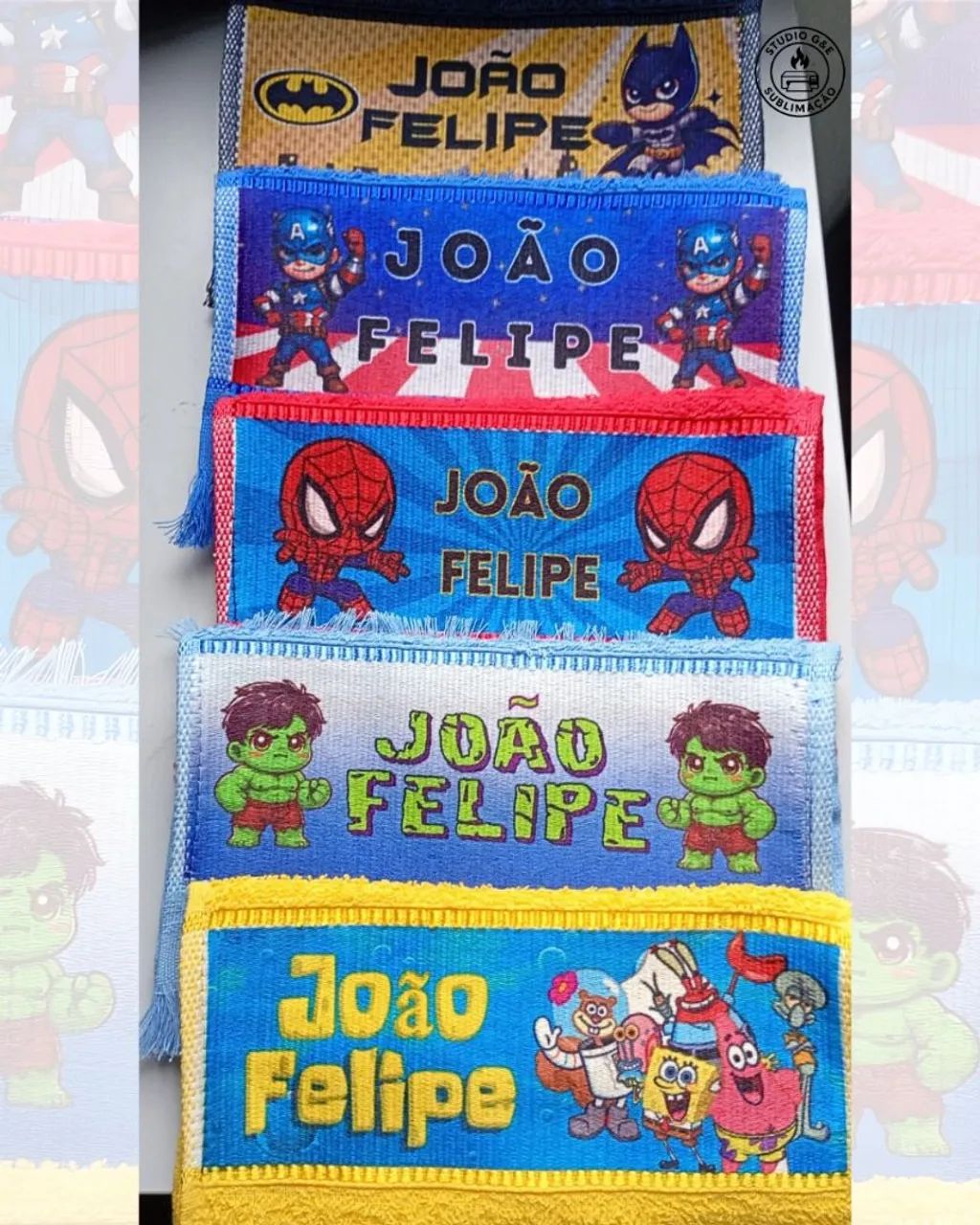 Toalha personalizada 