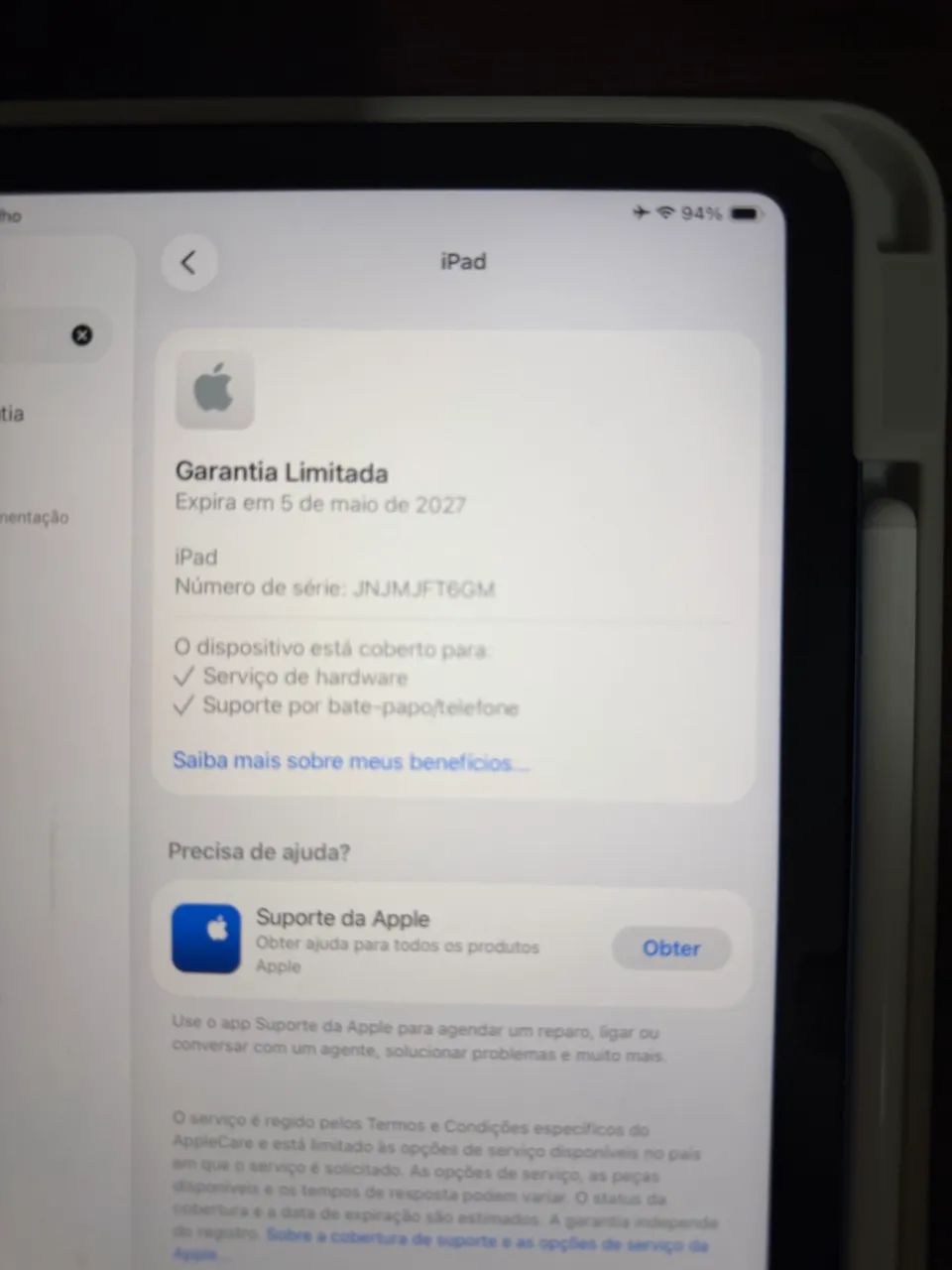 iPad 10 128gb ( na garantia Apple)