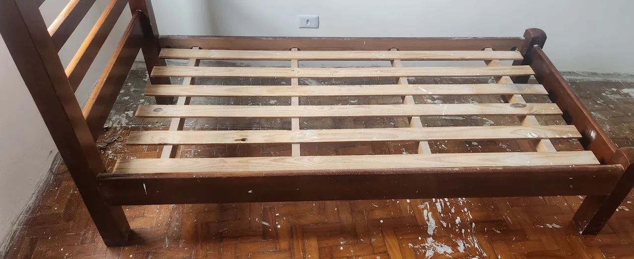Cama solteiro madeira maciça  - Foto 3