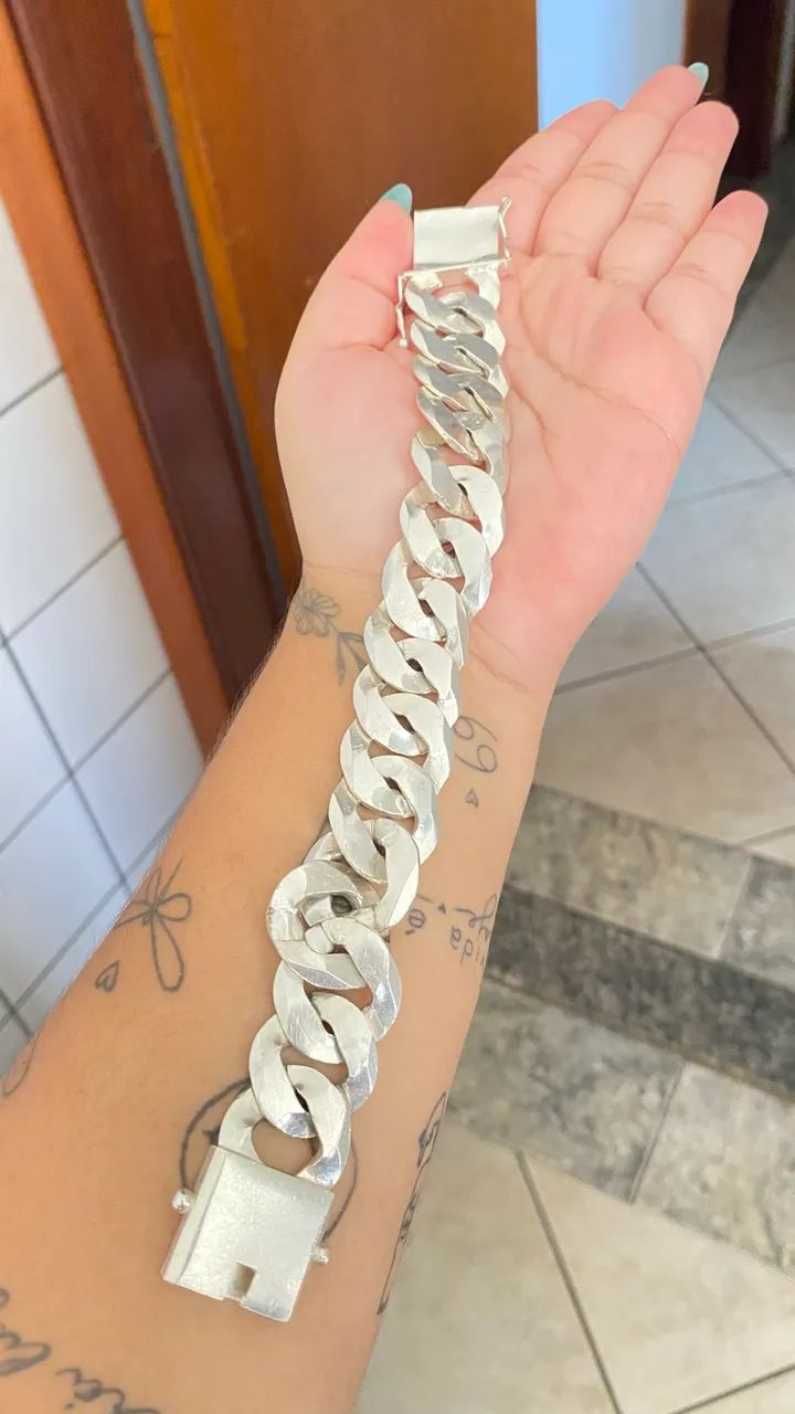 VENDO PULSEIRA PRATA MISTA