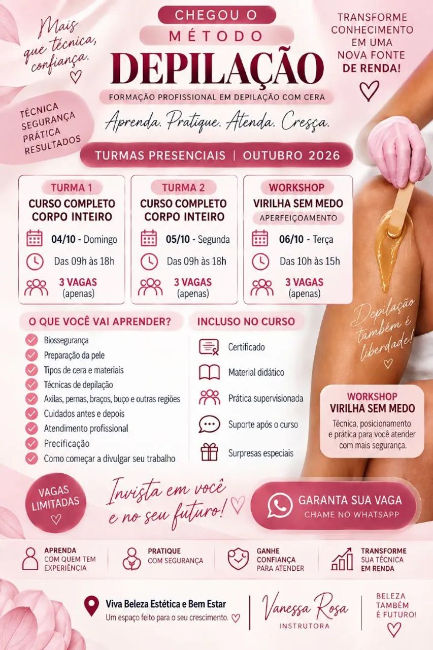Curso de depilação 