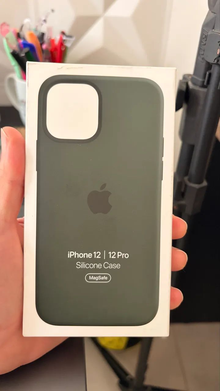 Capa silicone original Apple iPhone 12
