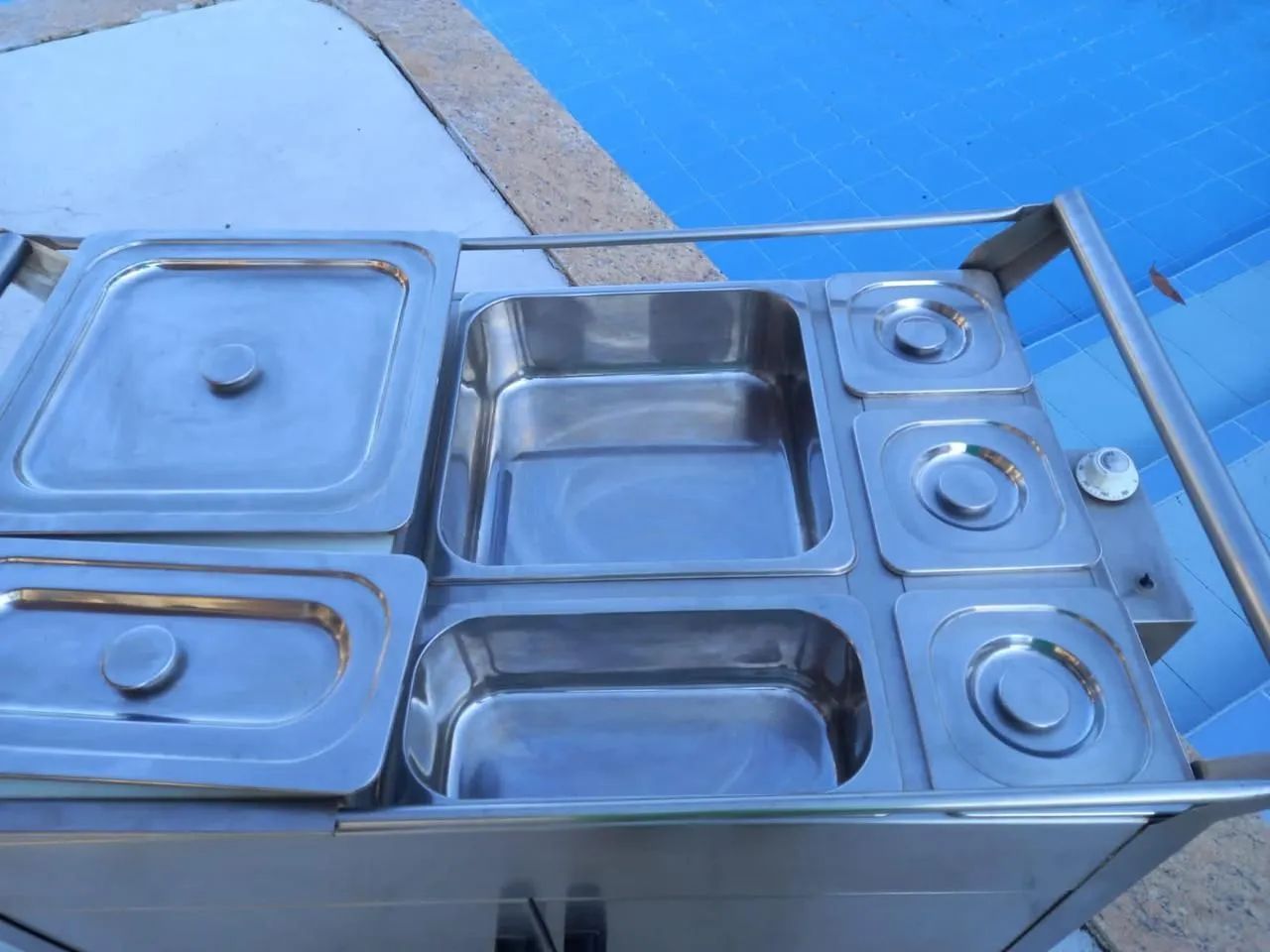 CARRINHO INOX REACHAUT ITALIANO  - Foto 4