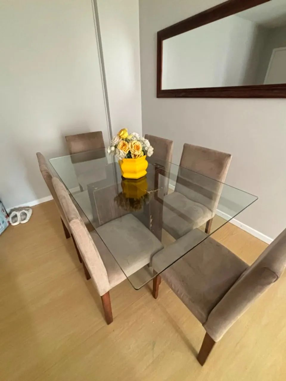 MESA DE JANTAR DE VIDRO - Foto 5