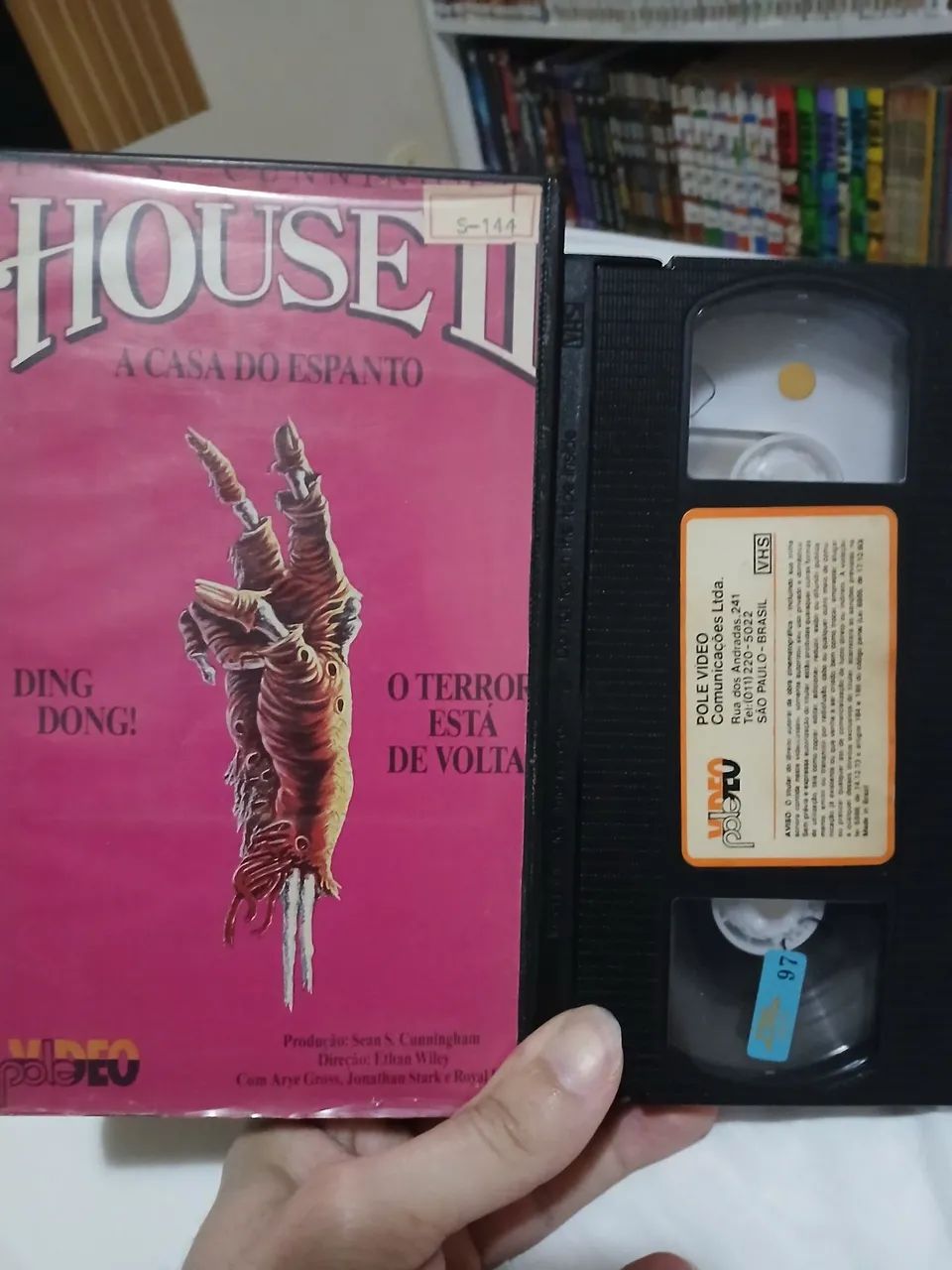 Vhs casa do espanto 2 pole video terror