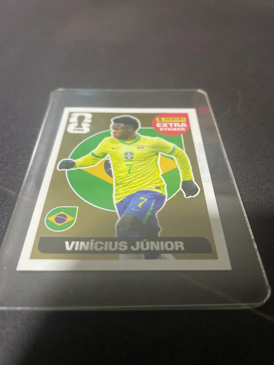 Vinícius Júnior Extra Sticker Ouro.457380912400977924
