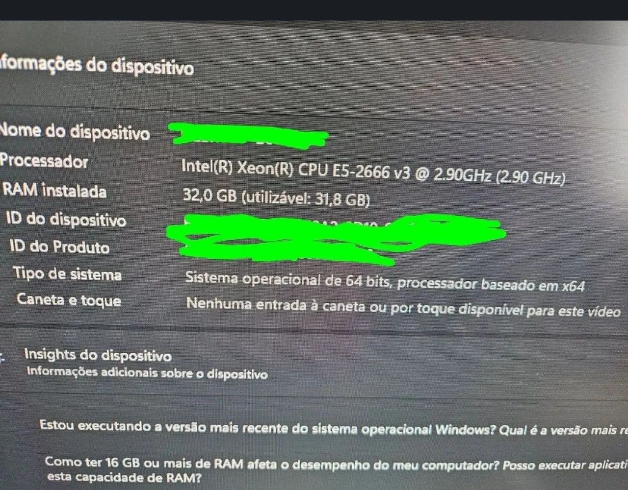 Kit Xeon, E5-2666V3, Unlock e Undervolt ativos - Foto 2