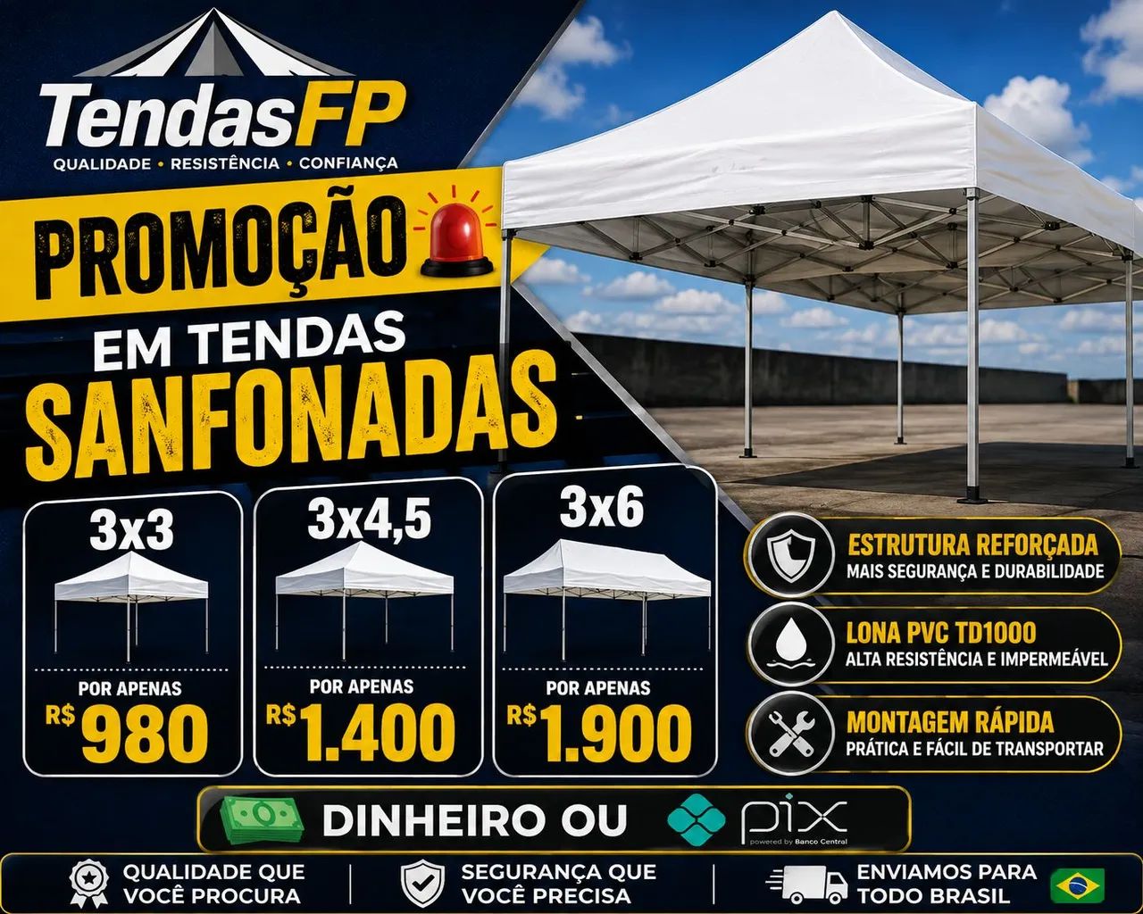 Tendas Sanfonadas