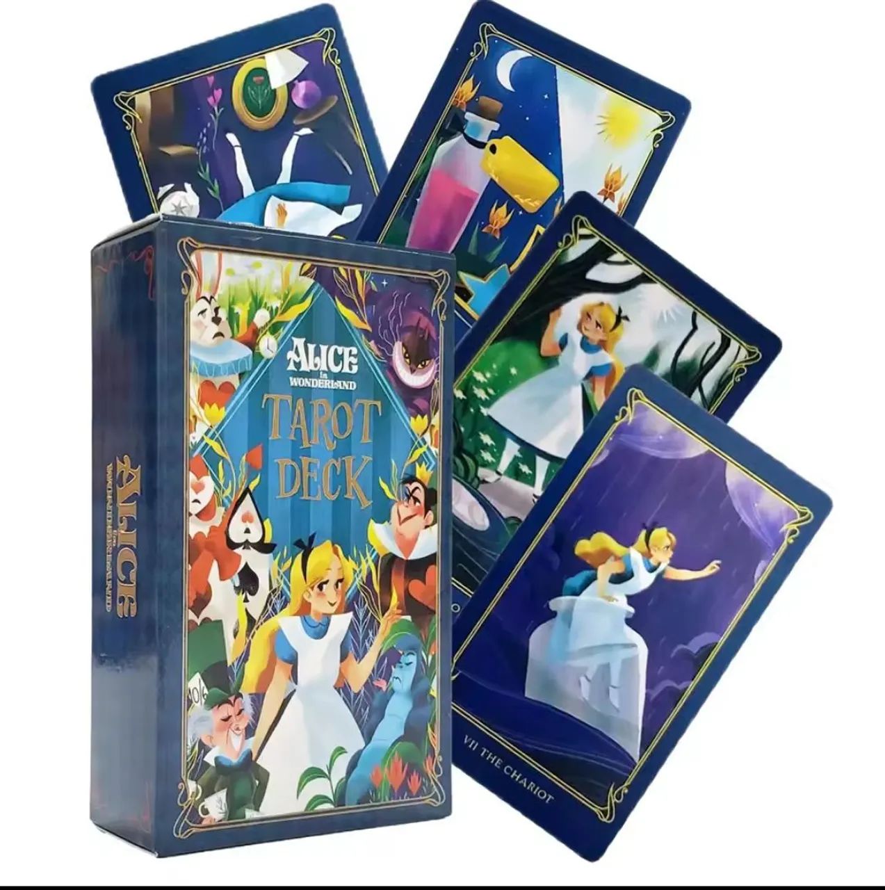Deck Tarot Alice in Wonderland - 78 cartas em inglês 