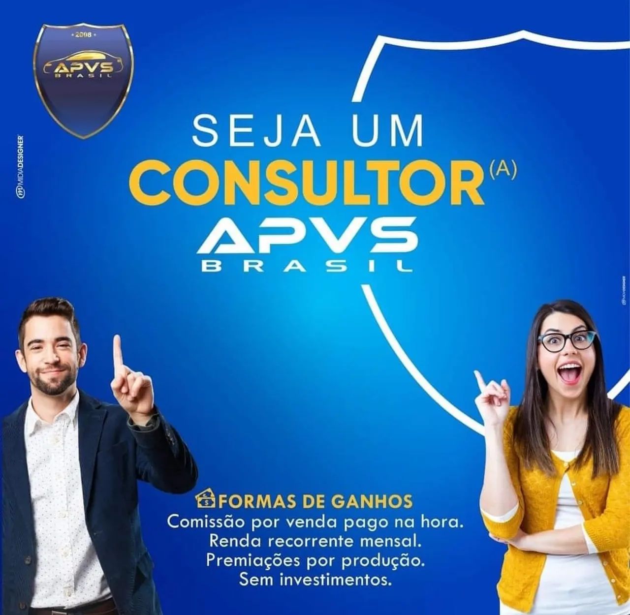 Consultor de vendas Proteção veicular 