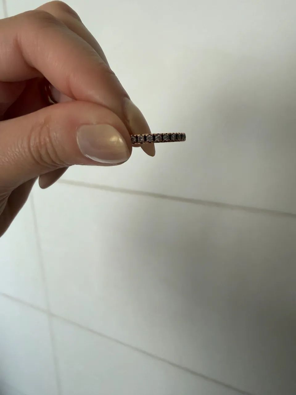 Meia aliança Romanel 