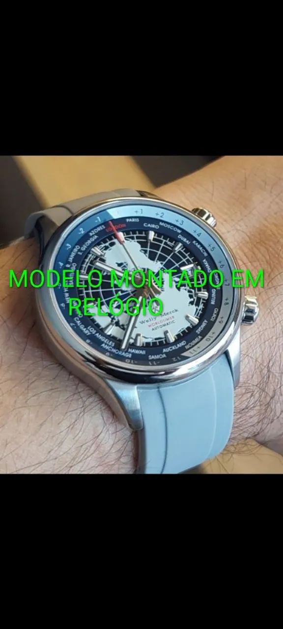 PULSEIRA DE RELÓGIO DE SILICONE CINZA 20mm - Foto 5