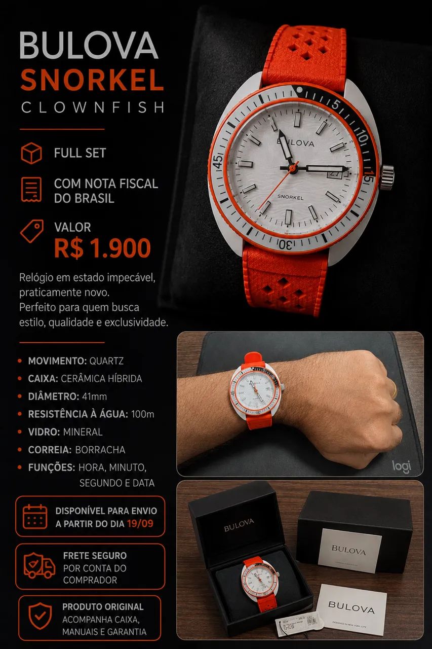 Bulova snorkel - Acessórios - Piedade, Jaboatão dos Guararapes