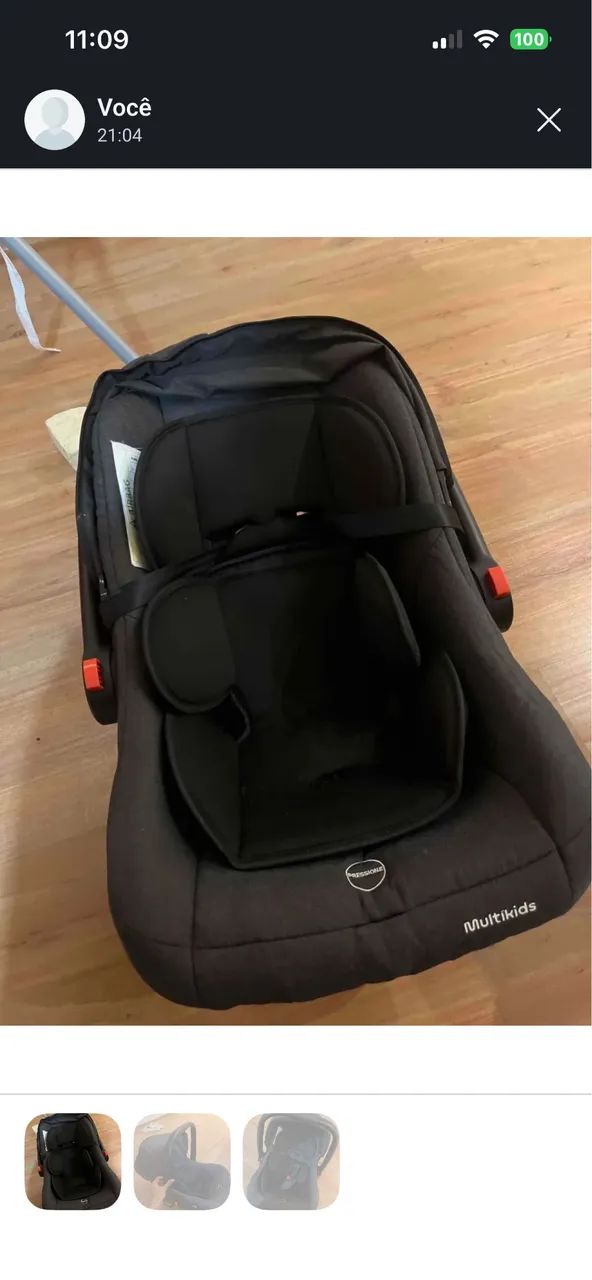 Bebê conforto multikids seminovo  - Foto 4