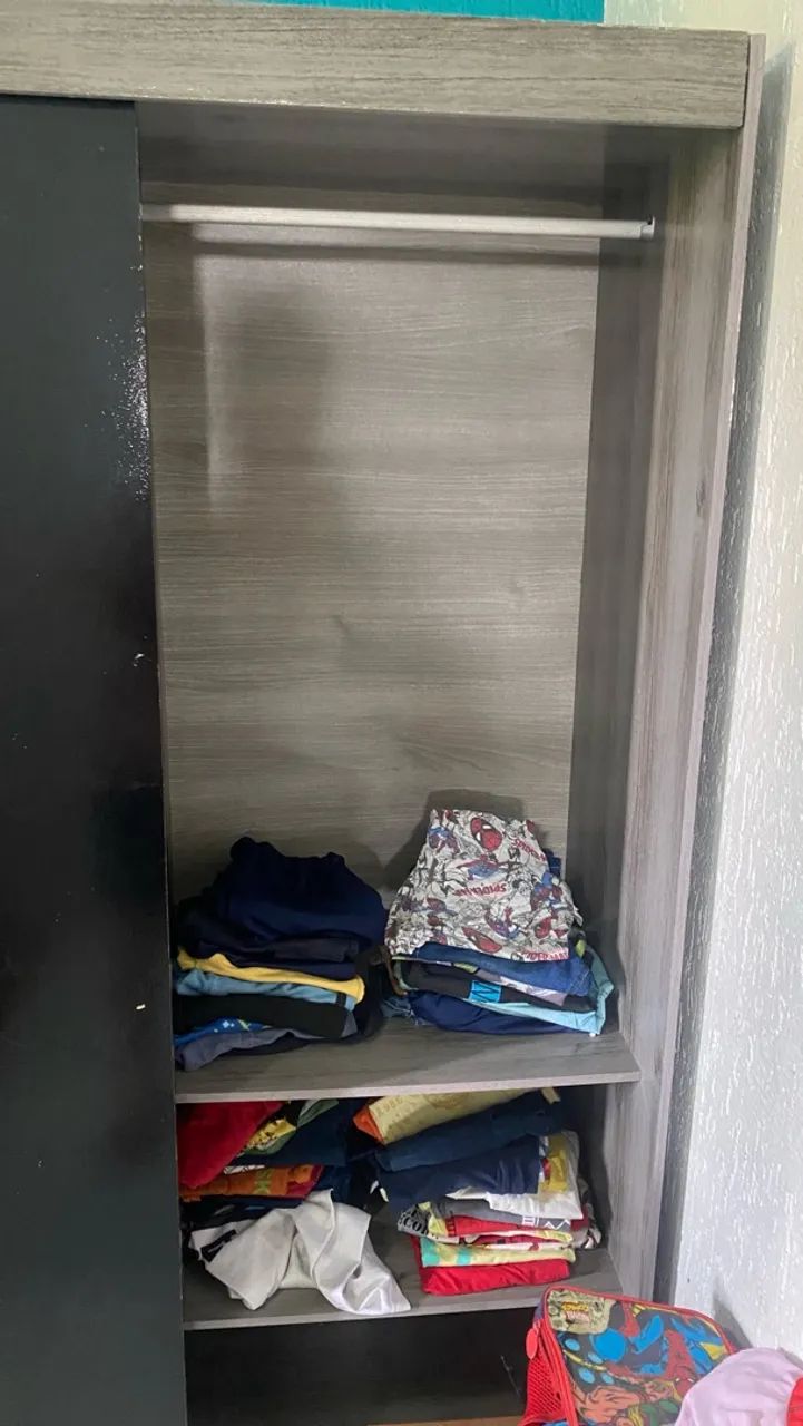 Guarda-roupa com portas de correr e espelho  - Foto 5