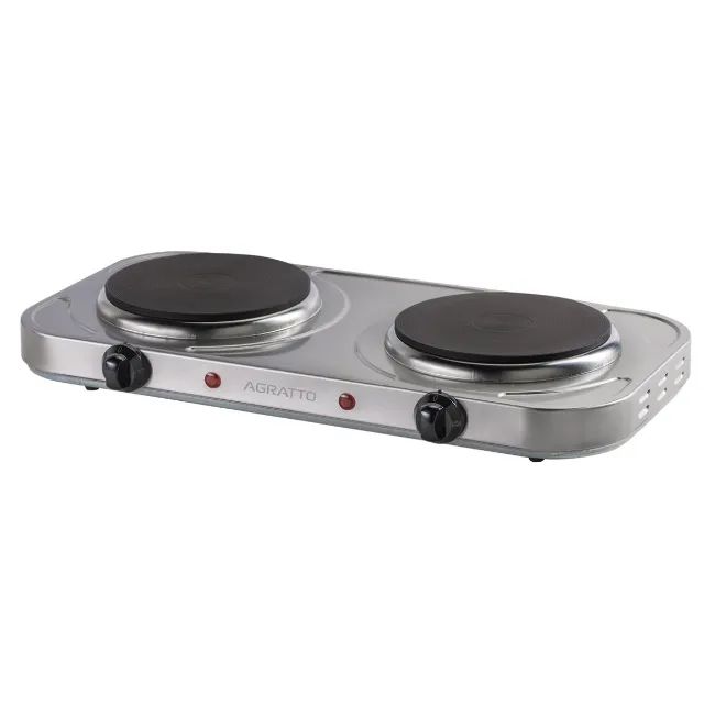  Fogão INOX Elétrico de Mesa 2 Pratos 127V - Foto 4