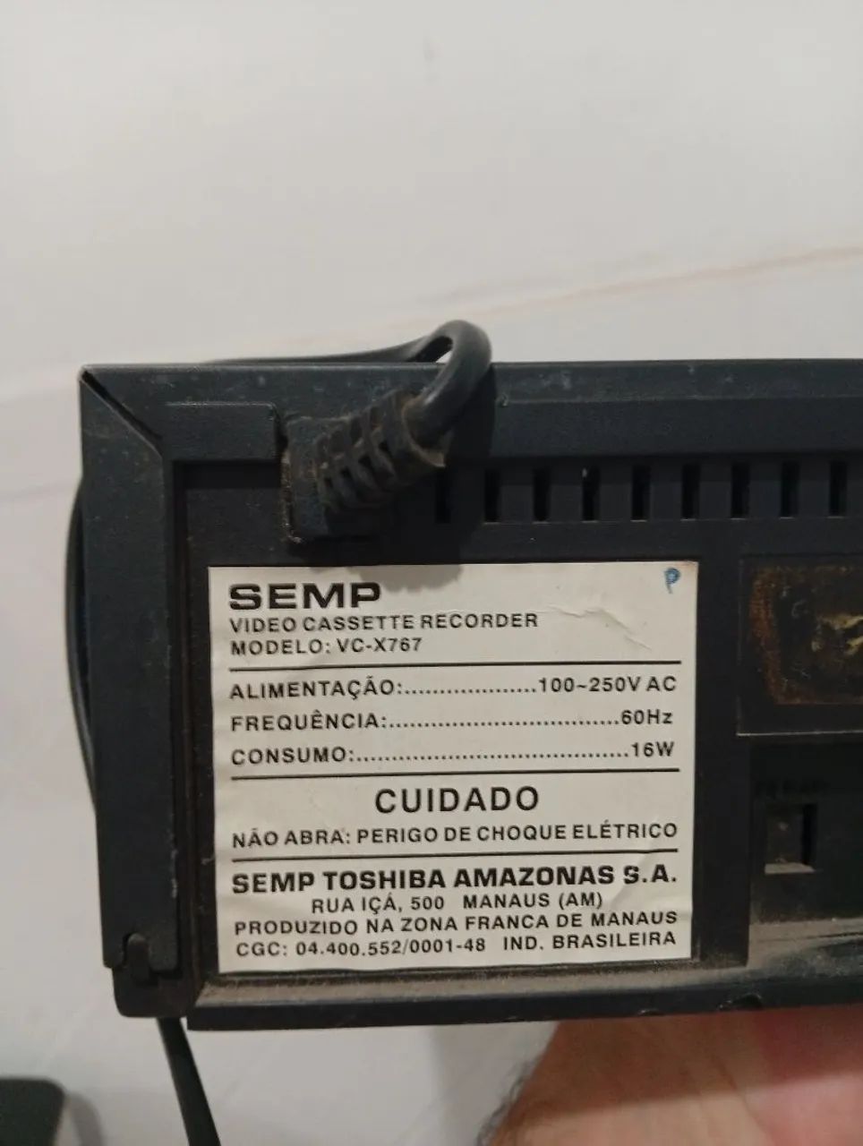 Vídeo cassete semp ligando  - Foto 3