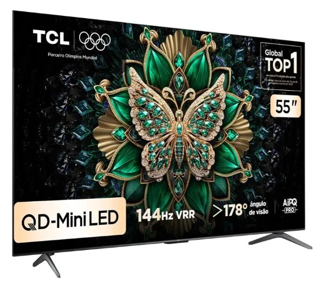 Smart TV TCL 55 Polegadas QLED Mini LED 4K 