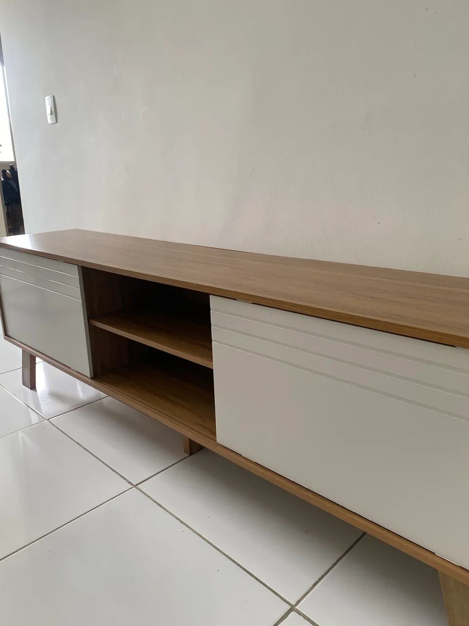 Rack Freijó com Off White R$ 300,00 - Foto 2