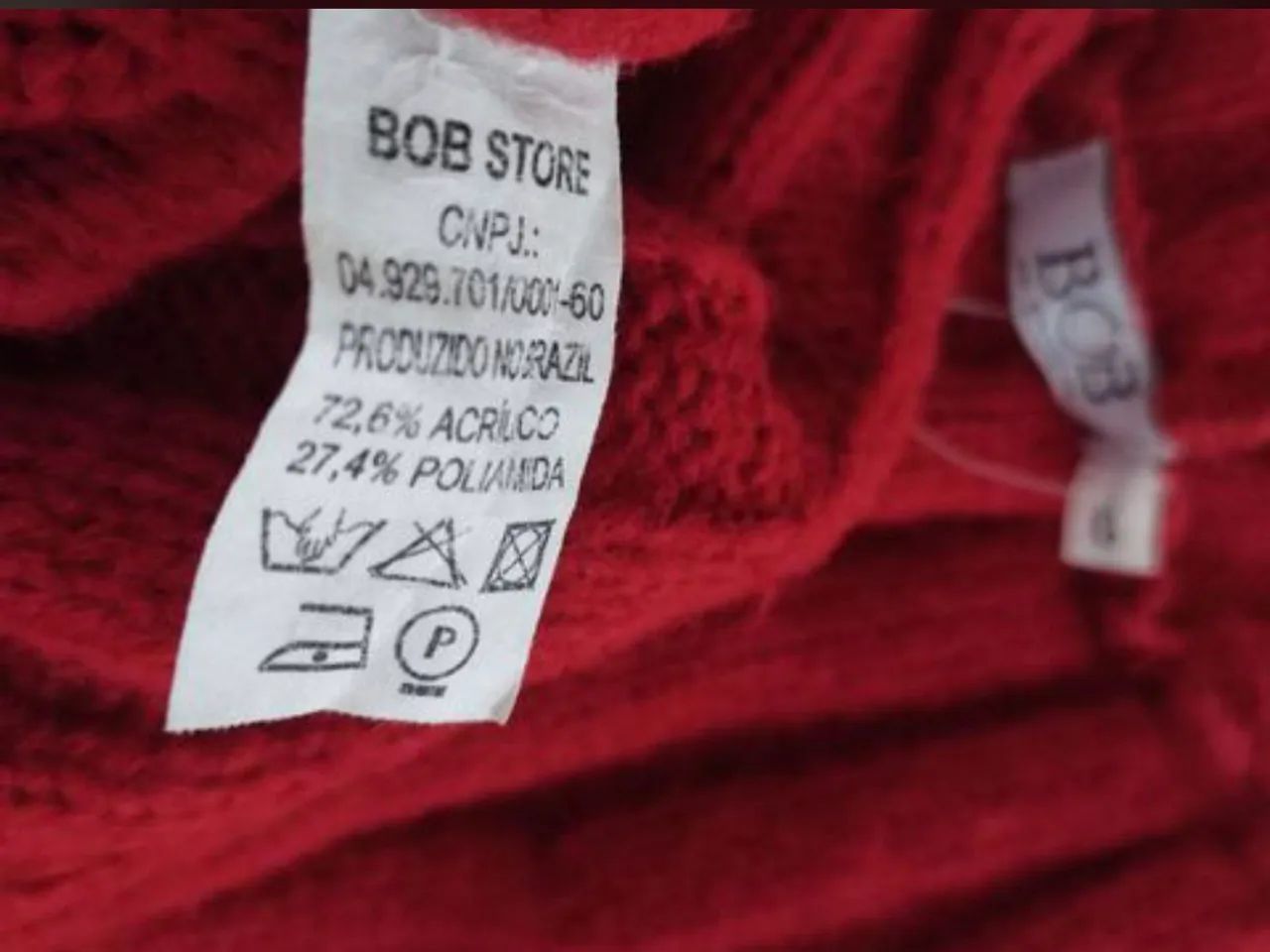 BOBSTORE SUÉTER TRICO lã Tam G - Foto 3