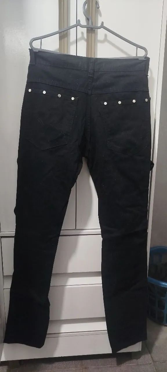 Calça Sarja Preta - Foto 4