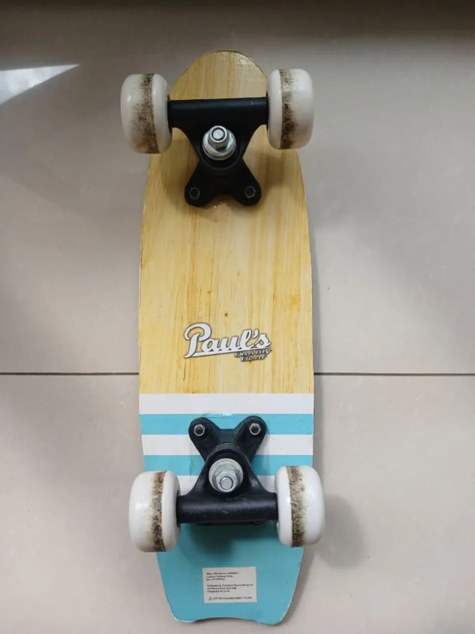 Mini Skate 17x5 polegadas - Paul's Quality Gear - importado - Foto 3