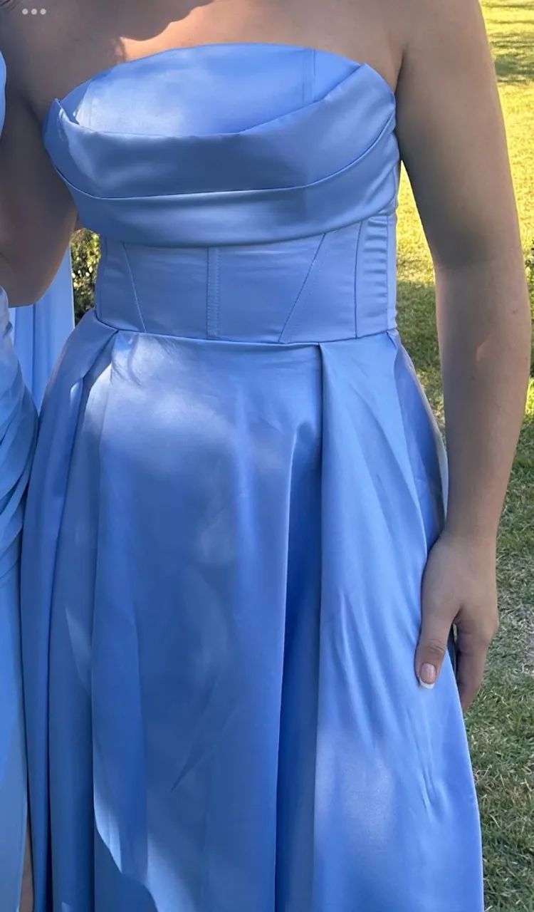 Vestido Azul Claro Madrinha - Foto 3
