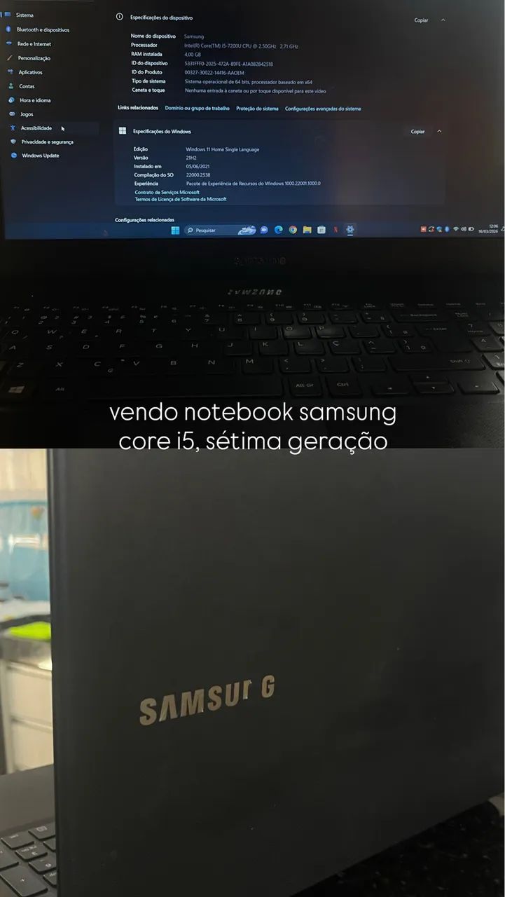 Notebook samsung  - Foto 4